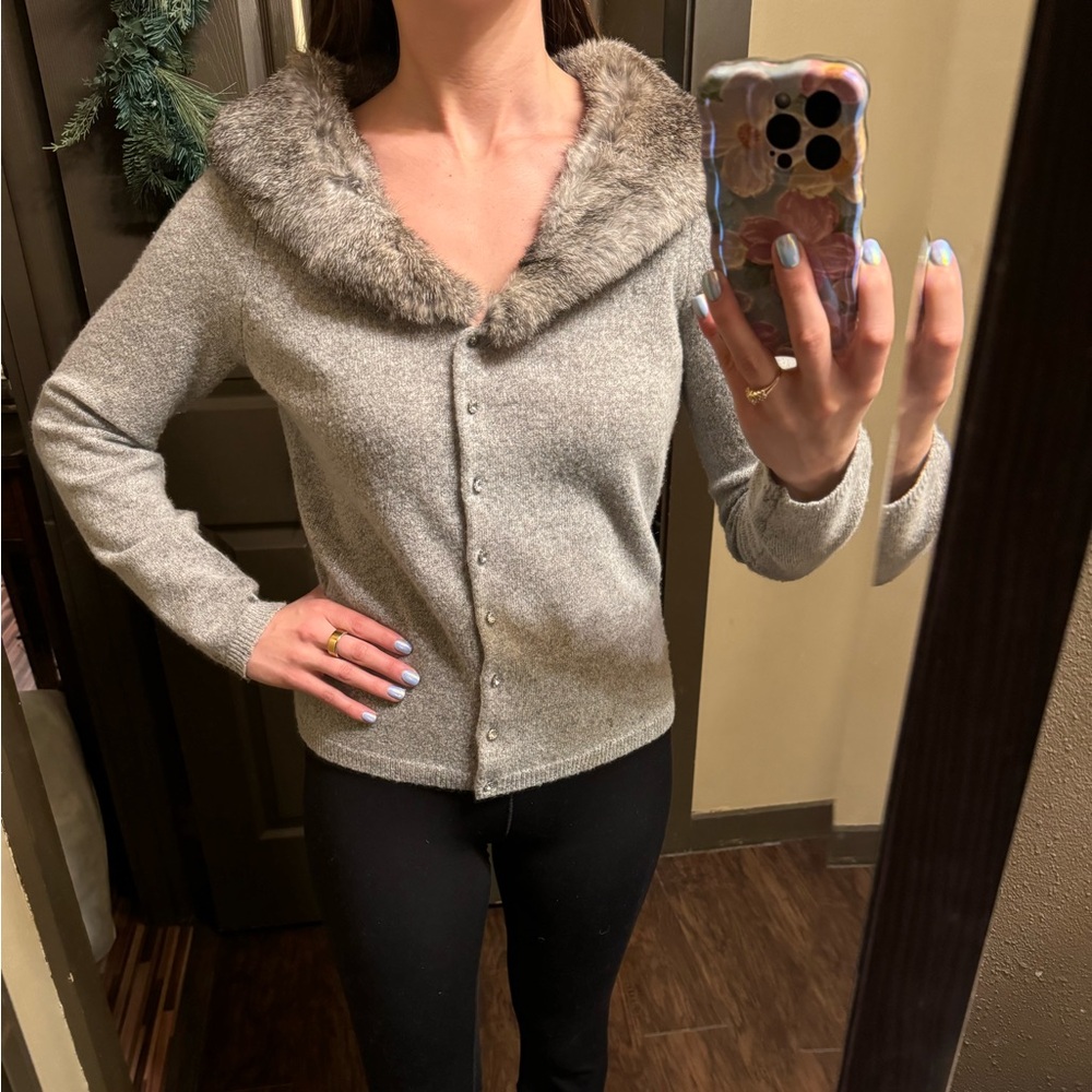 Rabbit Collar Cardigan